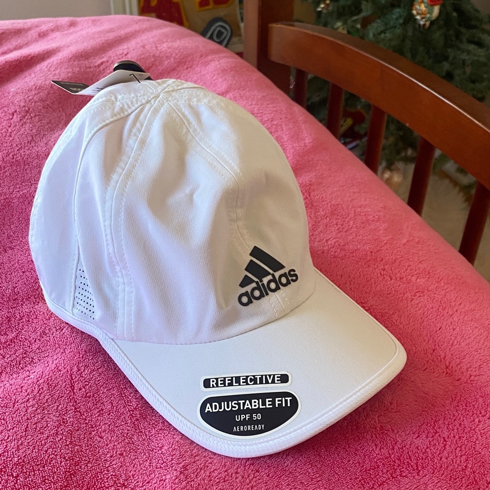 Adidas men’s Reflective White Cap